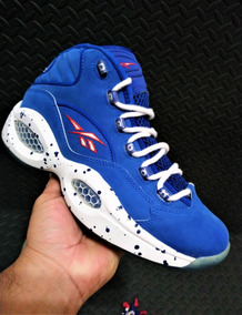 reebok question mid hombre negro