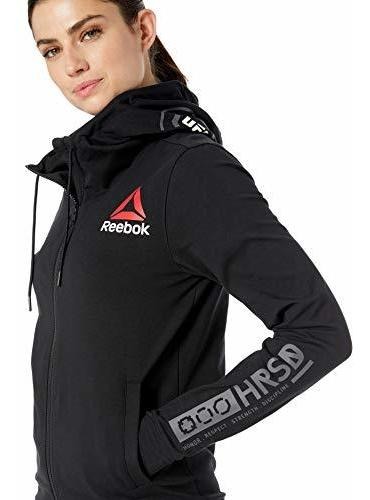 sudadera reebok ufc mujer blanco
