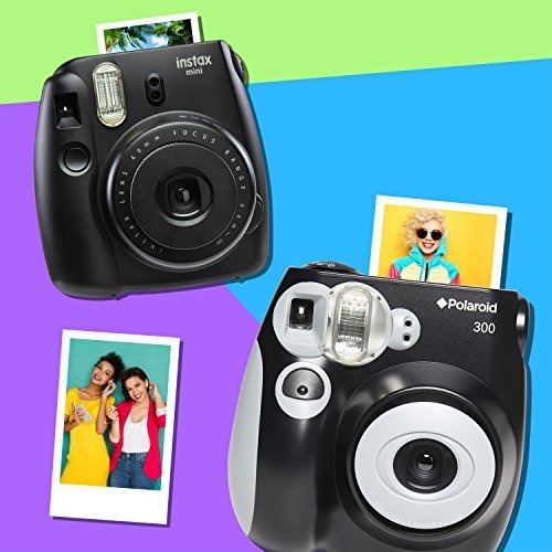 POLAROID 20 HOJAS PELICULA INSTANTANEA FOTOS PIC 300 Y FUJIFILM INSTAX MINI