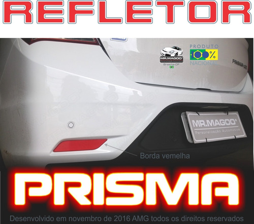 Refletor Traseiro Prisma 2017 Olho De Gato Vermelho Adesivo R$ 45,00 em Mercado Livre Armario Farmacia ~ Refletor Traseiro Prisma 2017 Olho De Gato Vermelho Adesivo R$ 45,00 em Mercado Livre