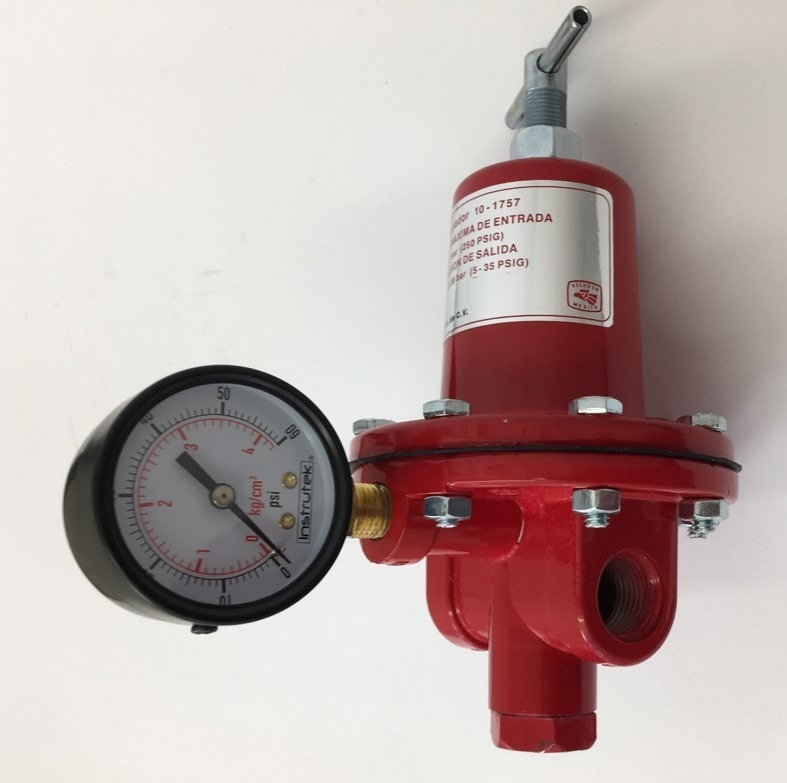 Regulador De Alta Presión Para Gas Regulador De Gas Cms 10 - 1757 Alta Presión C/manometro - $ 1,750.00 en