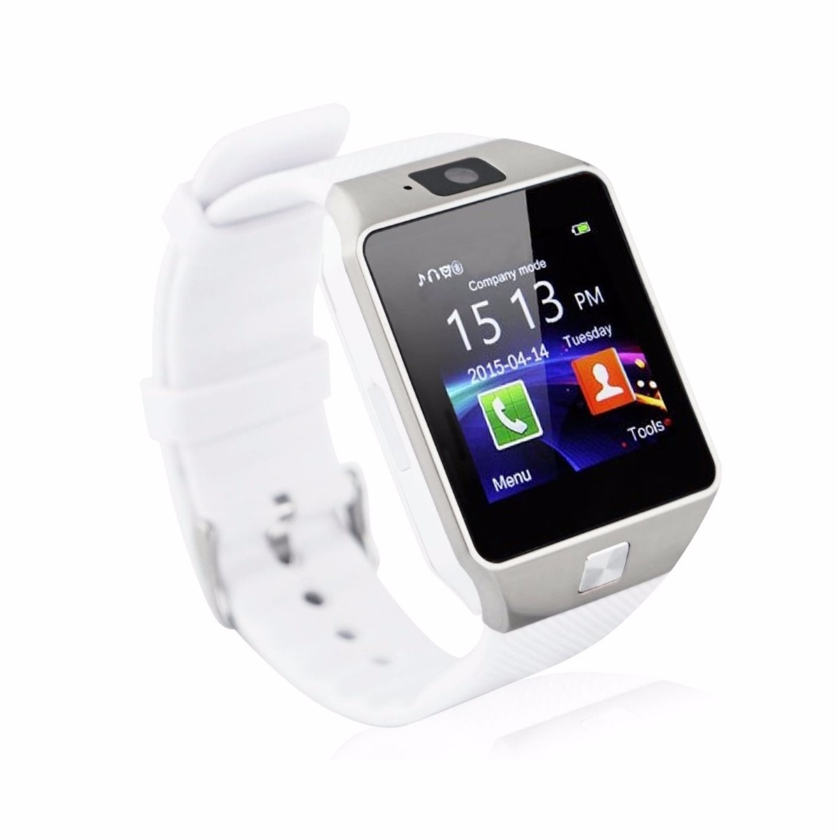 Relógio Bluetooth Smartwatch Dz09 Android Gear Chip Branco - R$ 79,99 em Mercado Livre
