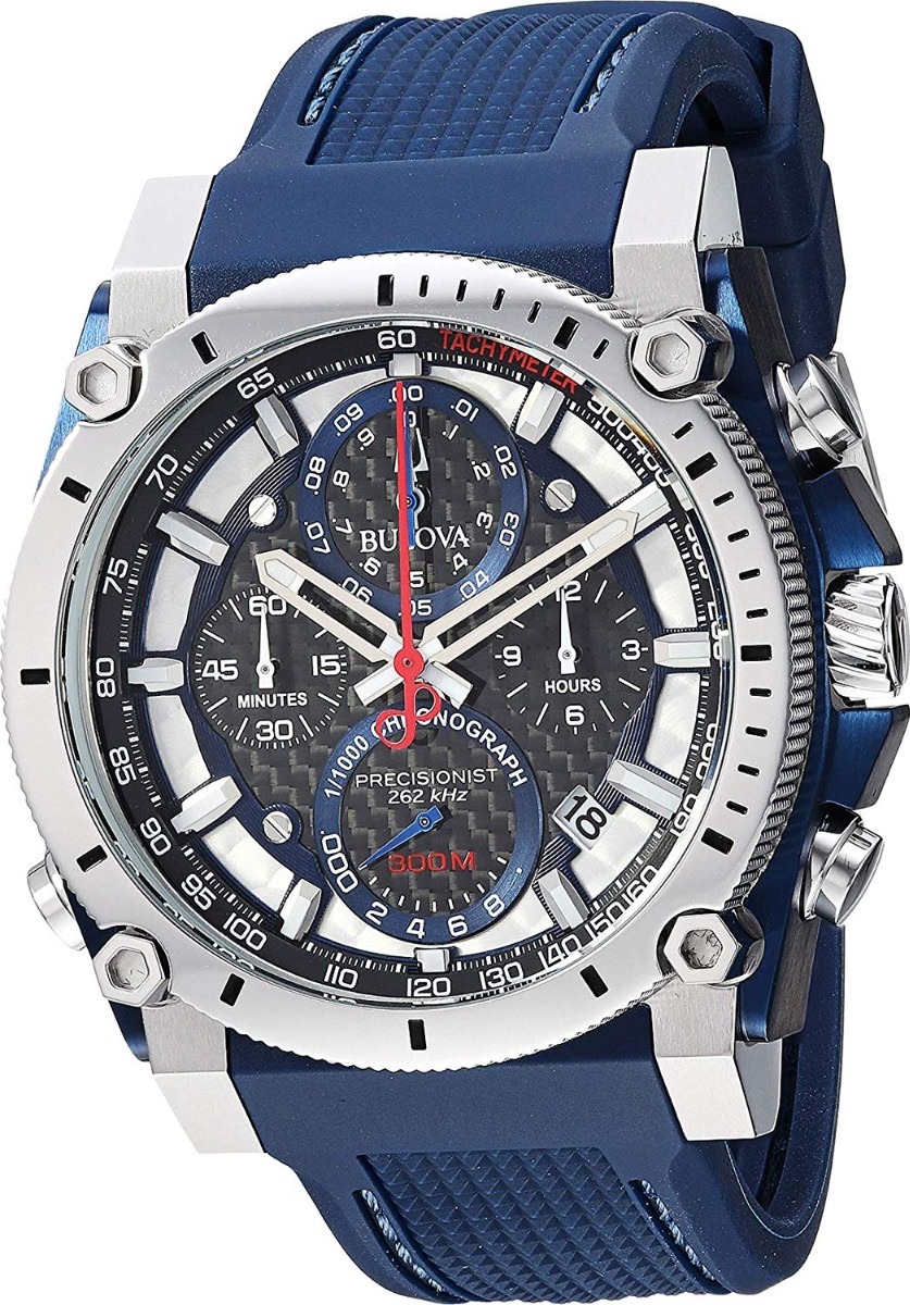 Relógio Bulova 98b315 Precisionist Lançamento Original Azul - R$ 3.989