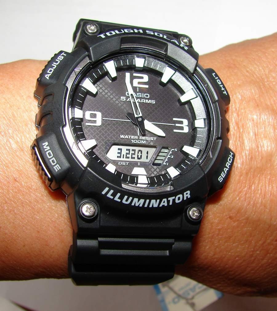 Relogio Casio Aq-s810w-1avdf Solar Crono Timer Wr 100m 5alar - R$ 237,99 em Mercado Livre