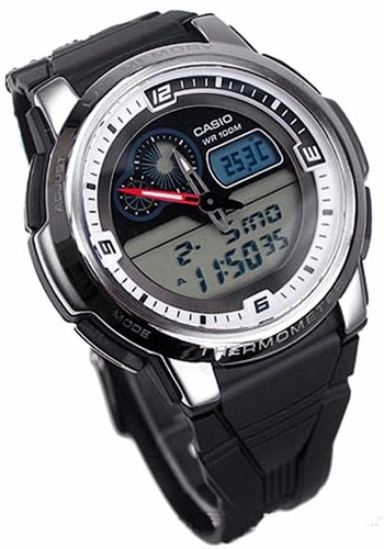 Relógio Casio Aqf-102 W Lap Memory Termômetro Hora Mundial B - R$ 289,99 em Mercado Livre