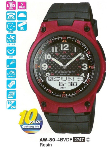 edifice casio wr30m
