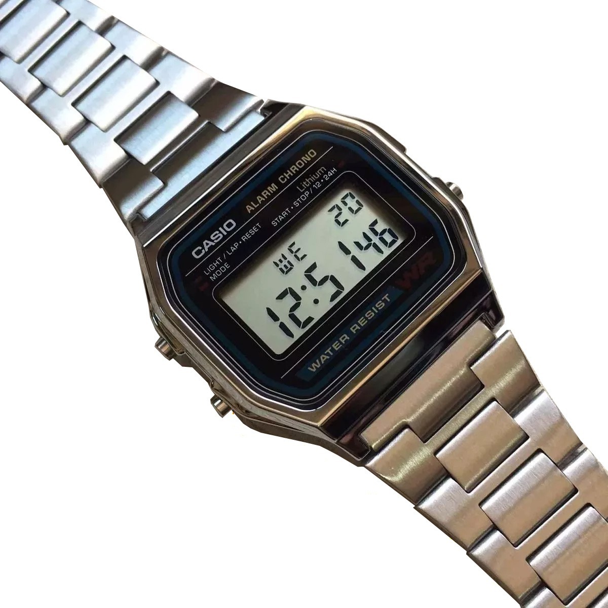Relogio Casio Digital A158 Retrô Vintage Caixa Original Nf - R$ 139,99 em Mercado Livre