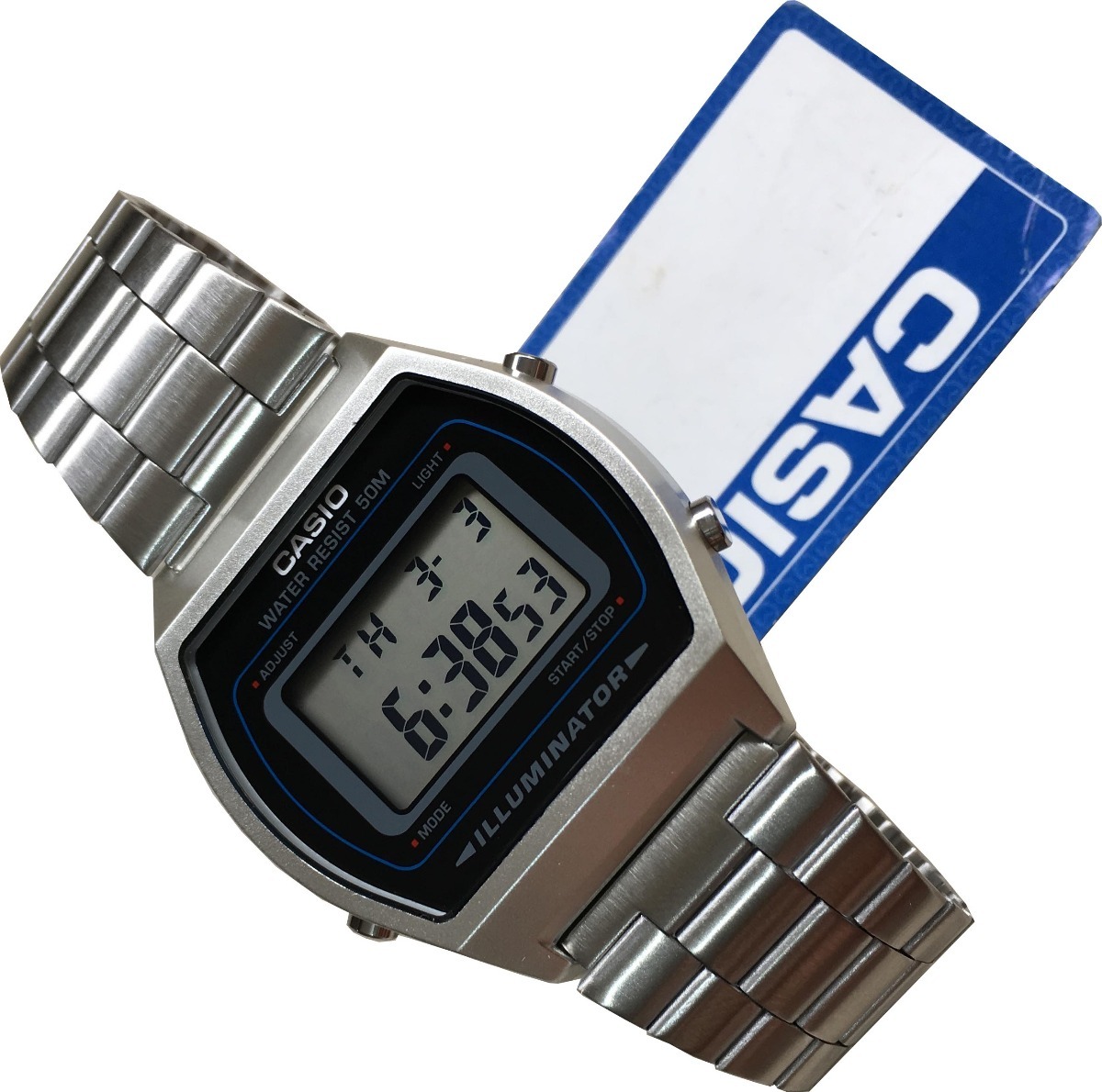 Relogio Casio Digital B640 Prata Unisex Original C/ Caixa Nf - R$ 189,90 em Mercado Livre