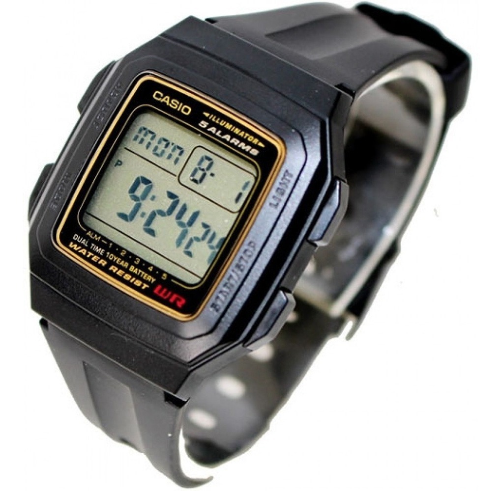 Relogio Casio Digital F-201wa Masculino Original Caixa Nf - R$ 130,00 em Mercado Livre