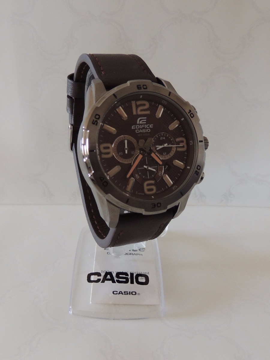 Relógio Casio Edifice Efr-538l-5avudf - Cronógrafo - N.f. - R$ 719,90 em Mercado Livre