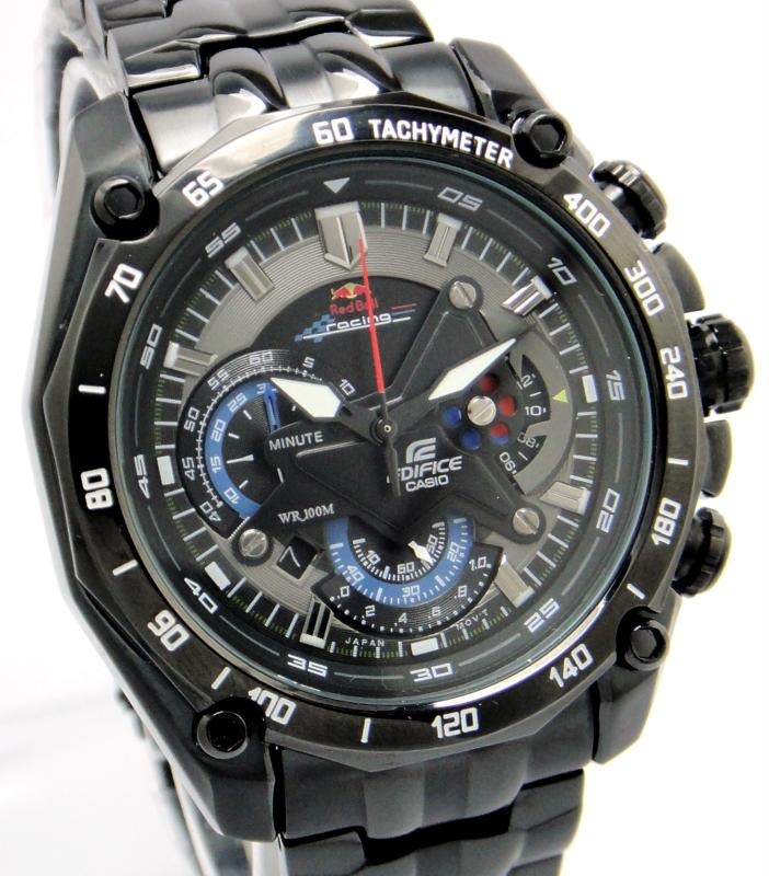 Relógio Casio Edifice Red Bull Ef 550 Black - R$ 245,00 em Mercado Livre