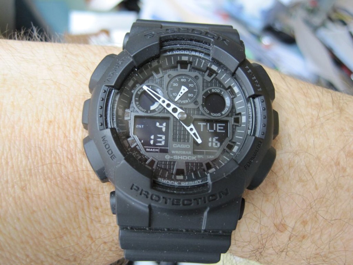 Relógio Casio G-shock Ga-100-1a1 Masculino !!! - R$ 439,99 em Mercado Livre