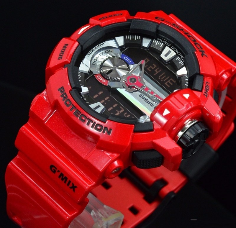 Relogio Casio G-shock Gba-400-4adr Vermelho G Mix Bluetooth - R$ 899,00