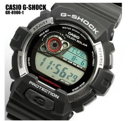 Relogio Casio G-shock Gr-8900-1dr Tough Solar Original Novo - R$ 598,00 em Mercado Livre