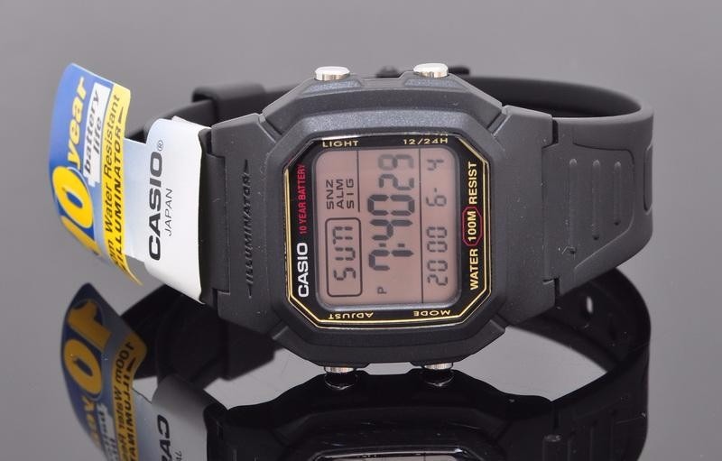 Relogio Casio Illuminator W-800hg 9 Avdf Original Preto Ori - R$ 129,88 em Mercado Livre