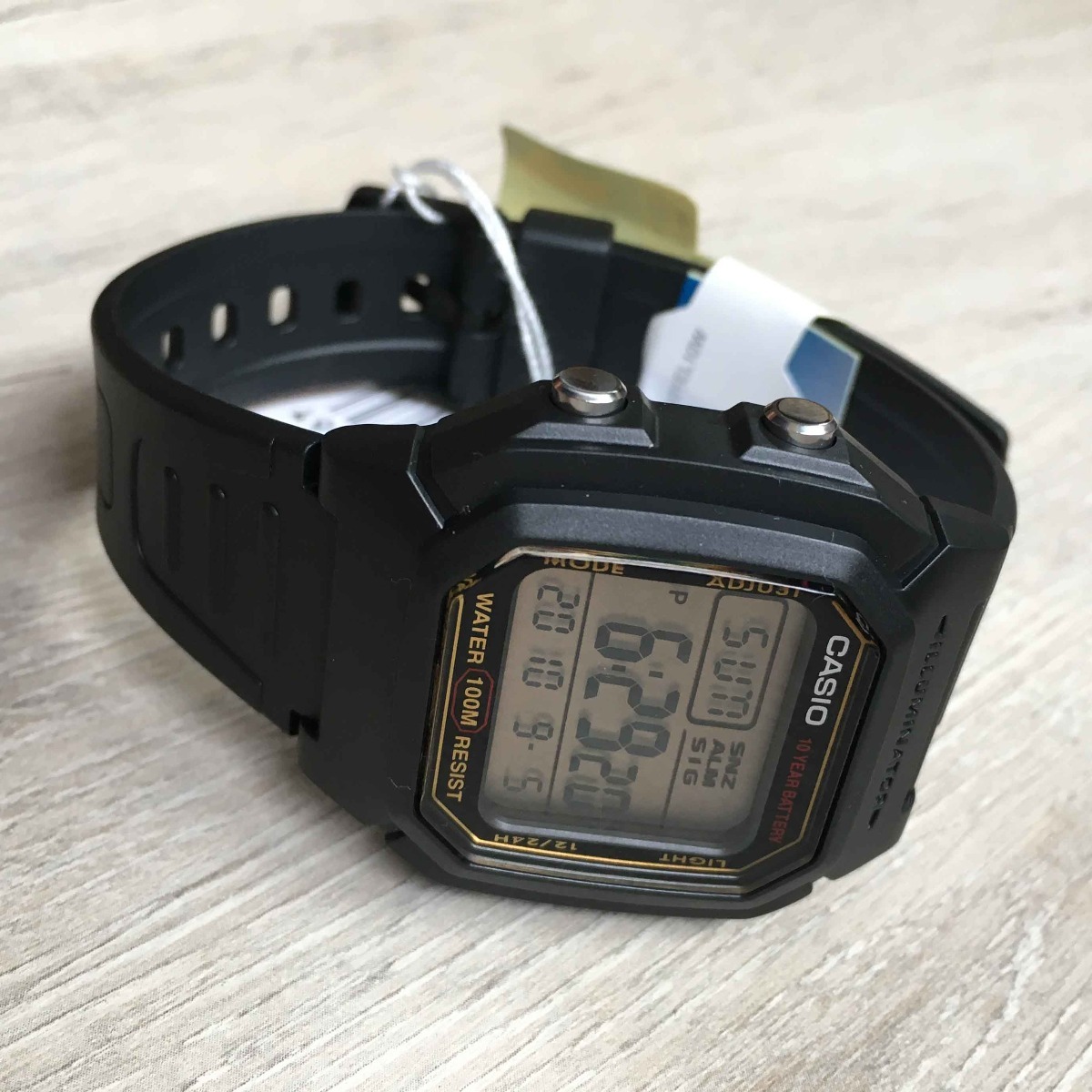 Relogio Casio W800hg Série Db36 Listra Dourado Original - R$ 129,90 em Mercado Livre