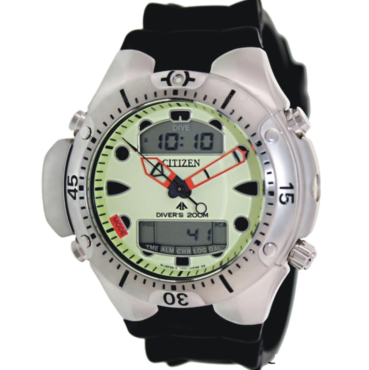 Relógio Citizen Jp1060-01w Jp1060 Aqualand Ii Verde - R$ 2.389,00 em Mercado Livre