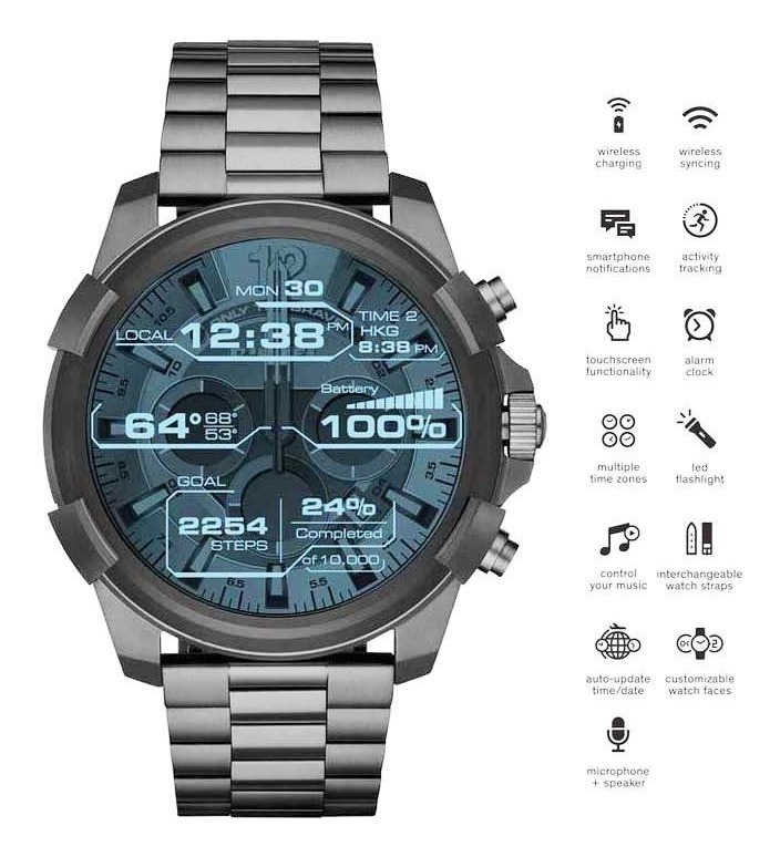 Relógio Diesel Dzt2004 On Full Guard Smartwatch Lançamento - R$ 2.989,00 em Mercado Livre