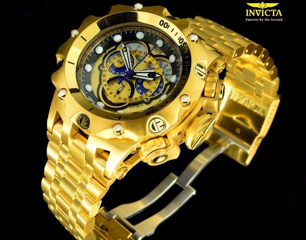 Relógio Invicta Venom Hybrid 16804 Dourado Original Promo 01 - R$ 842