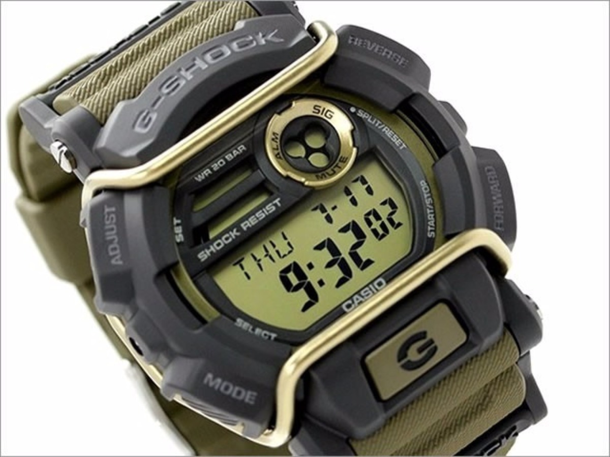 Relógio Masculino Casio G-shock Gd-400 Verde Gd-400-9dr ...