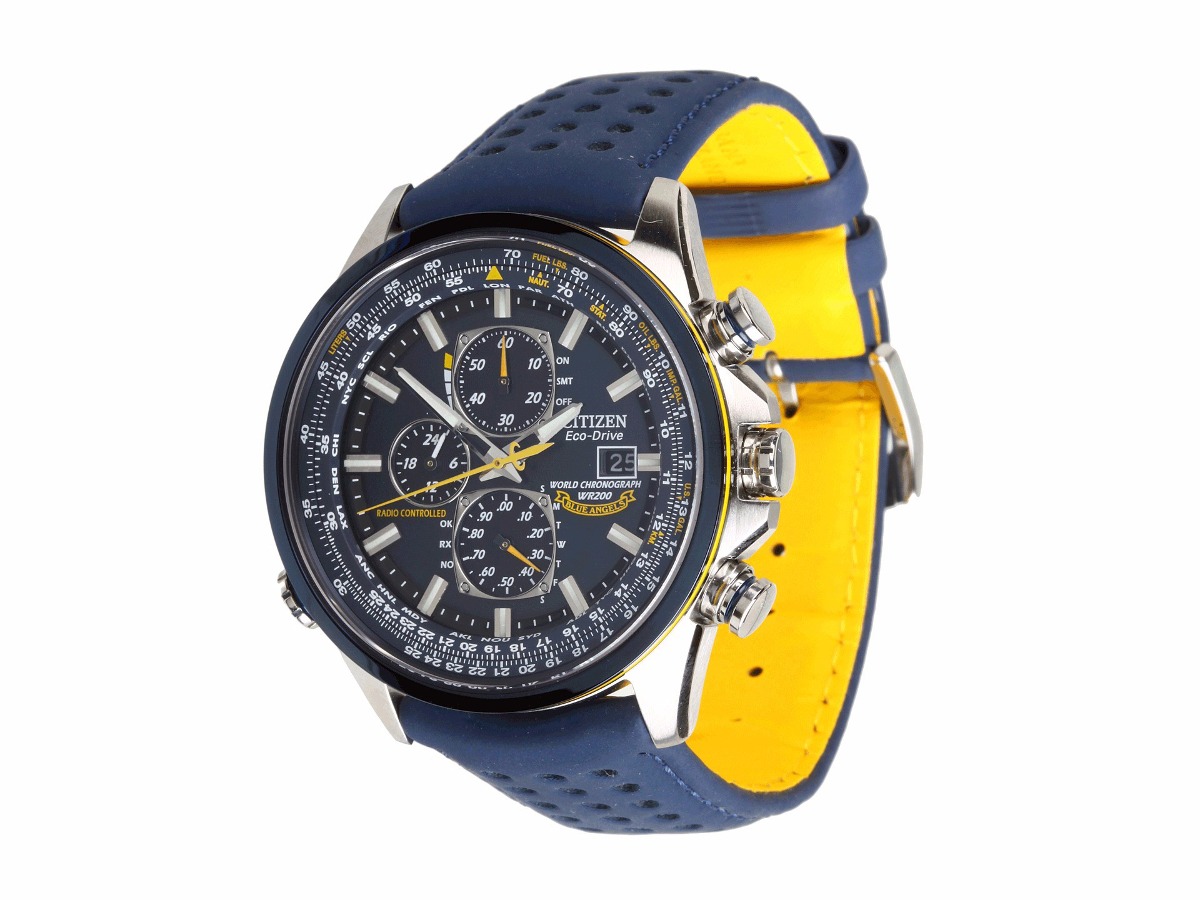 Relógio Masculino Citizen Eco-drive Blue Angels - At8020-03l - R$ 2.299,00 em Mercado Livre
