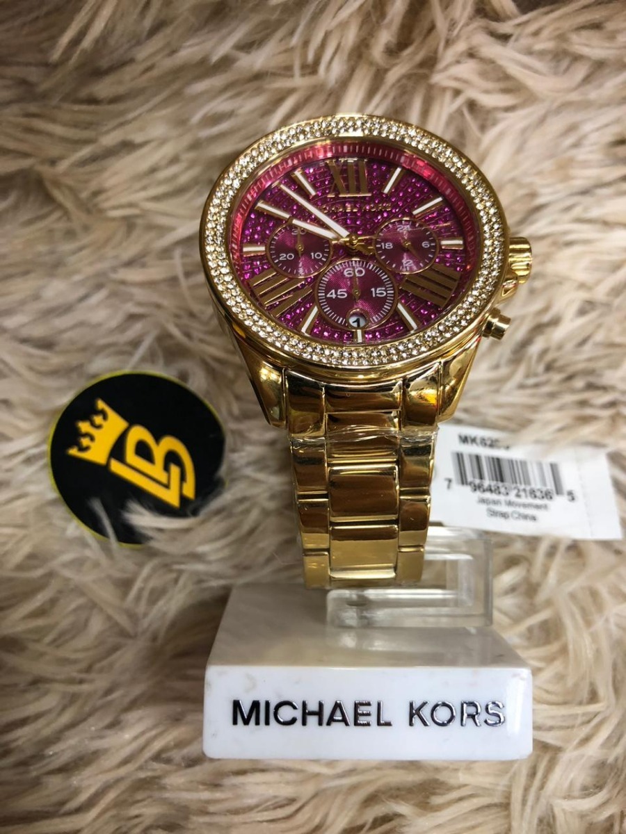 relogio michael kors feminino com strass