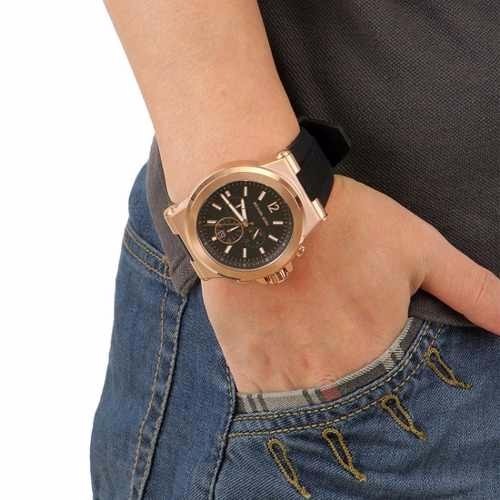 Relogio Michael Kors Mk8184 Preto/rose Promocional Fretegrat - R$ 479,99 em Mercado Livre