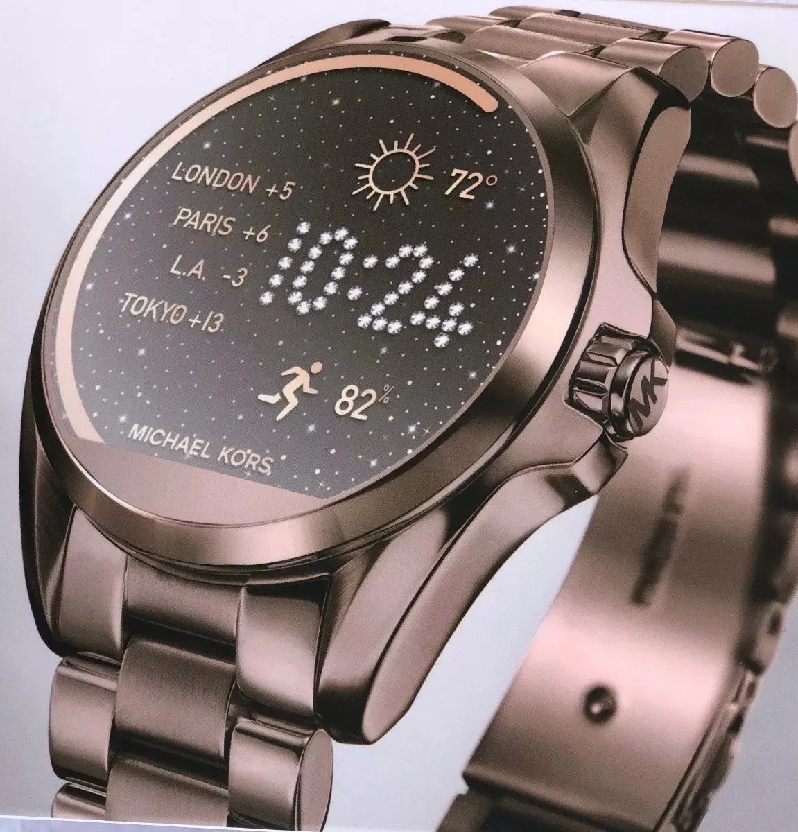 relogio michael kors digital feminino