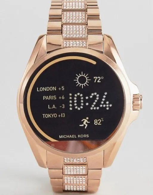 relogio feminino rose michael kors