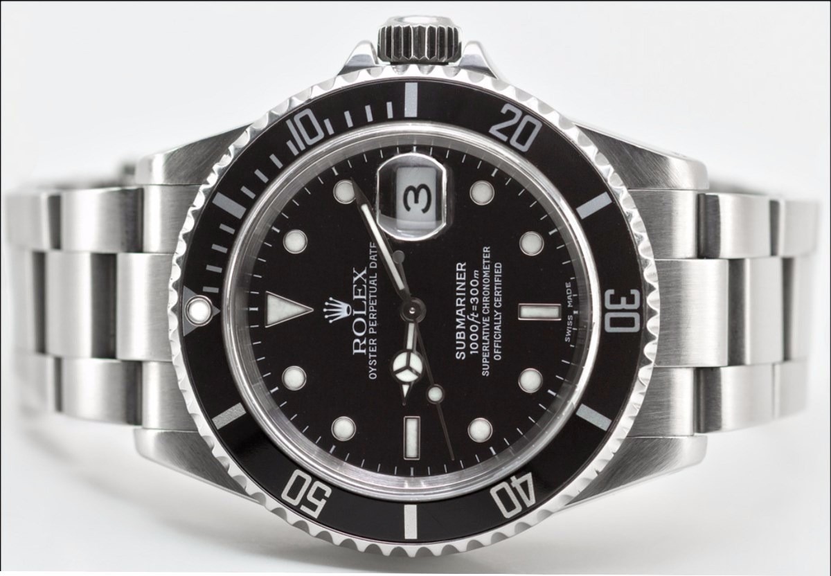 Relógio Rolex Submariner Fundo Preto/verde - R$ 34.999,00 