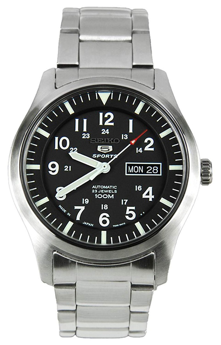 relógio seiko 5 sports military automatic g 6063 r 1 614 72 em