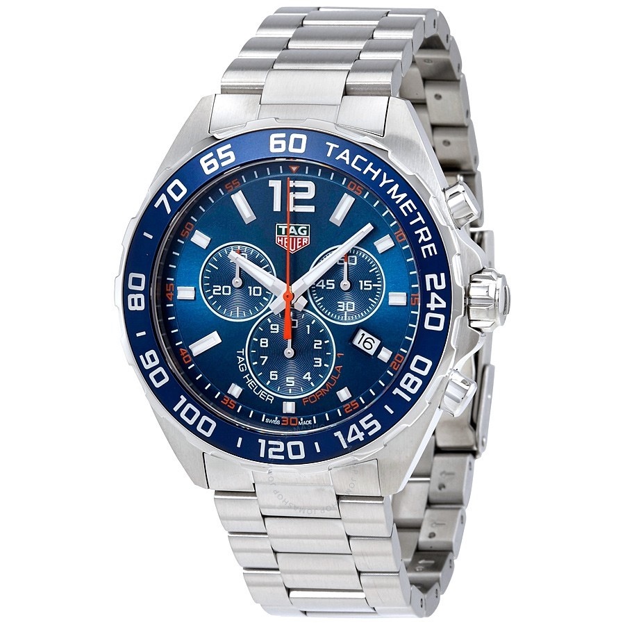 Relogio Tag Heuer Formula 1 Caz1014.ba0842 Blue Dial 43 Mm - R$ 9.679,00 em Mercado Livre