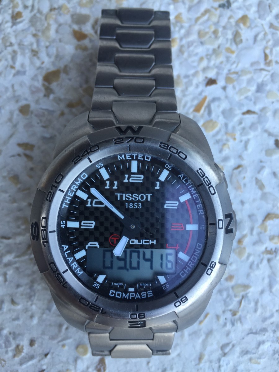 Relogio Tissot T-touch Expert Titanium T0134204420200 - R$ 2.290,00 em Mercado Livre