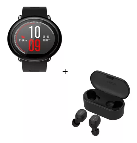 Relógio Xiaomi Smartwatch Amazfit Pace +fone Qcy Qs2 Sem Fio