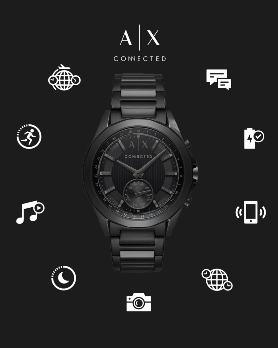 armani exchange connected watch axt1007