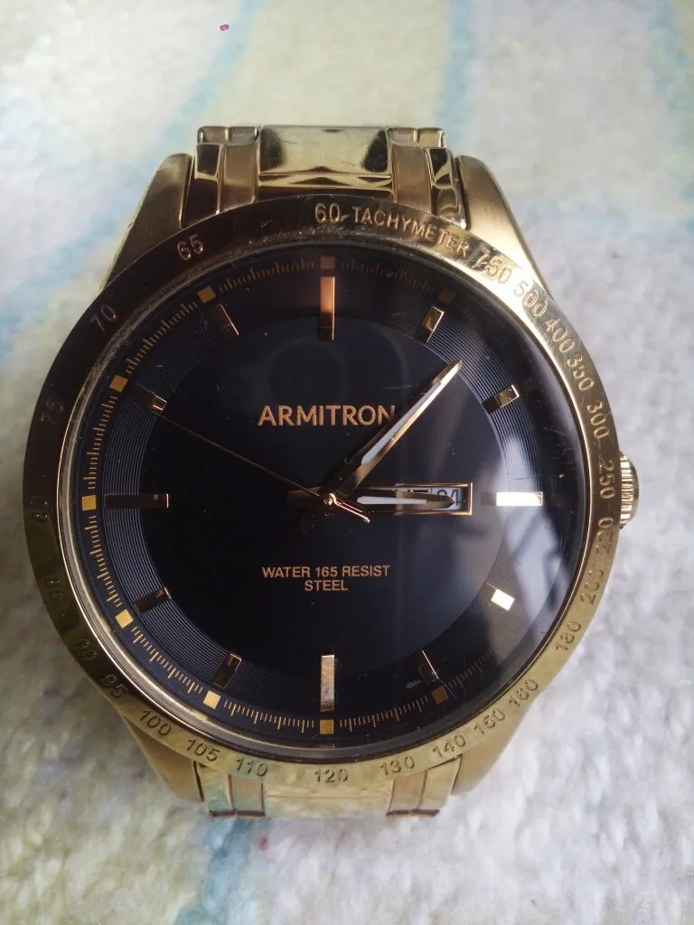 reloj armitron water 165 resist steel