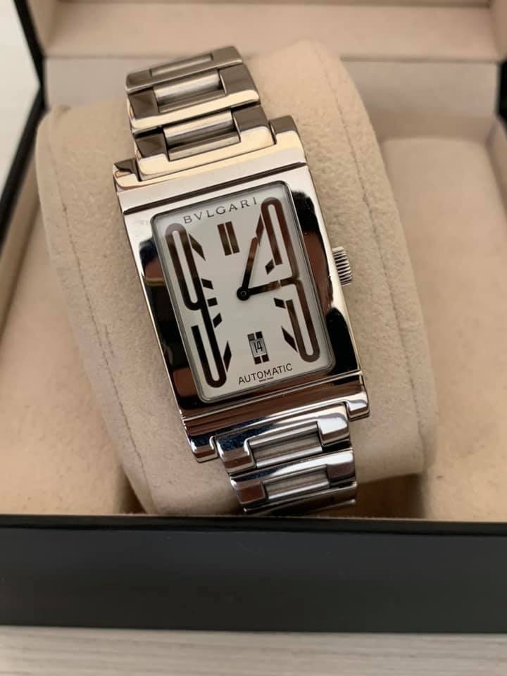 reloj bvlgari rettangolo rt45s