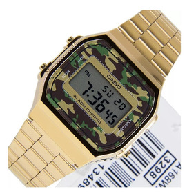 168w Retro A168 Casio A Obelisco Camo Reloj Vintage R W eDbW2YEIH9