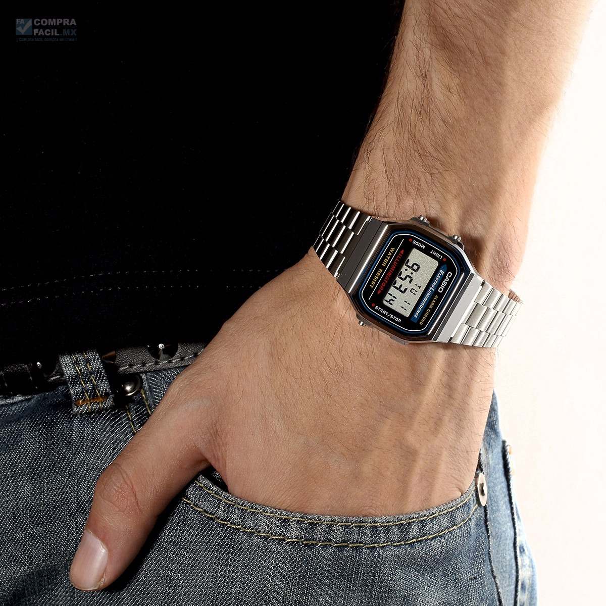 Reloj Casio A168 Plata + Casio A158 Plata - Oferta Especial - $ 759.00 en Mercado Libre