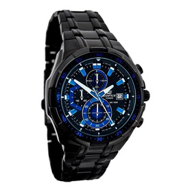 Reloj Casio Edifice 539 Negro Azul, Black Blue