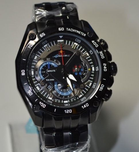 Reloj Casio Edifice Ef-550bkrb - Negro - Red Bull - Garantia - S/ 279,99 en Mercado Libre