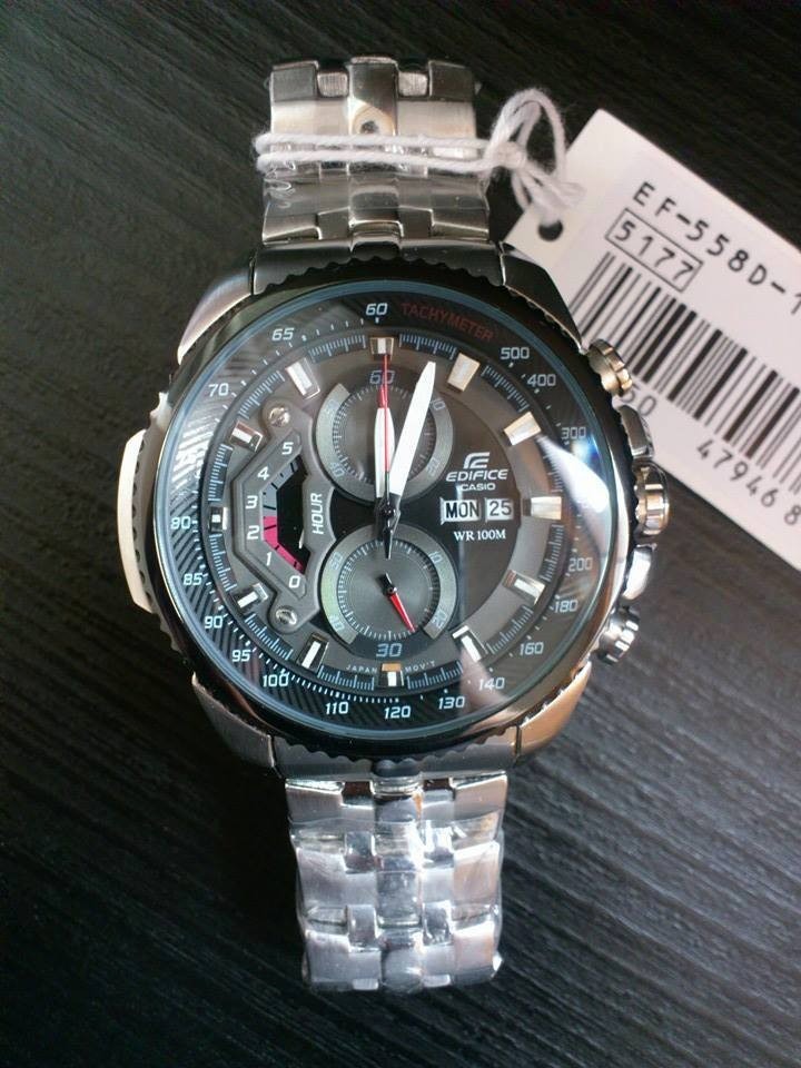 Reloj Casio Edifice Ef-558d-1av - 100% Nuevo Y Original - S/ 339,99 en Mercado Libre