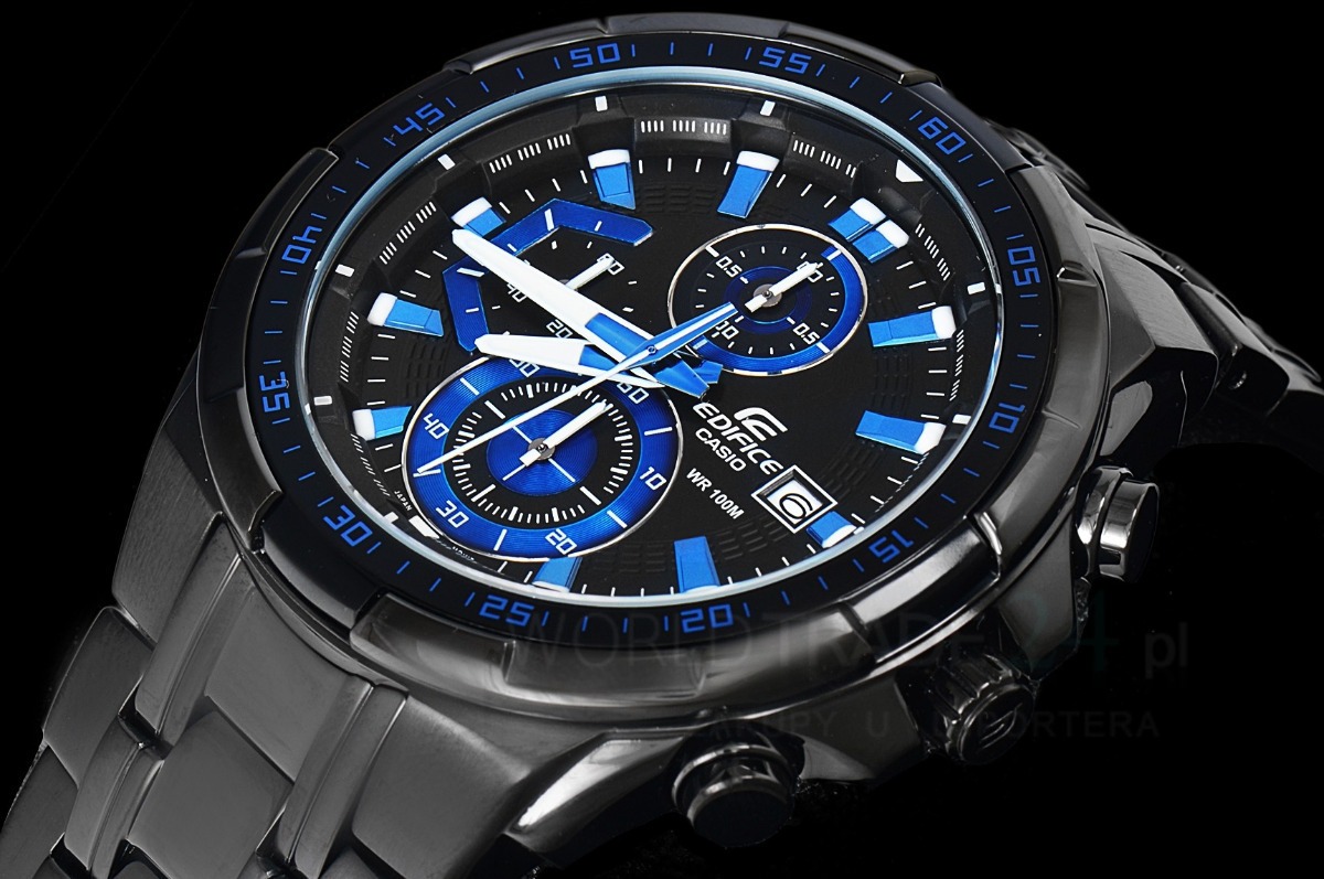 Reloj Casio Edifice Efr-539bk-1a Cronografo 100% Original - $ 629.900 en Mercado Libre