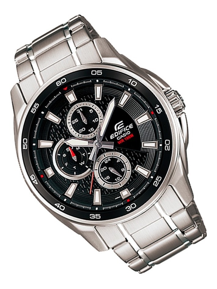 Reloj Casio Edifice Hombre Acero Ef-334d-1av 100% Original - $ 278.500 en Mercado Libre