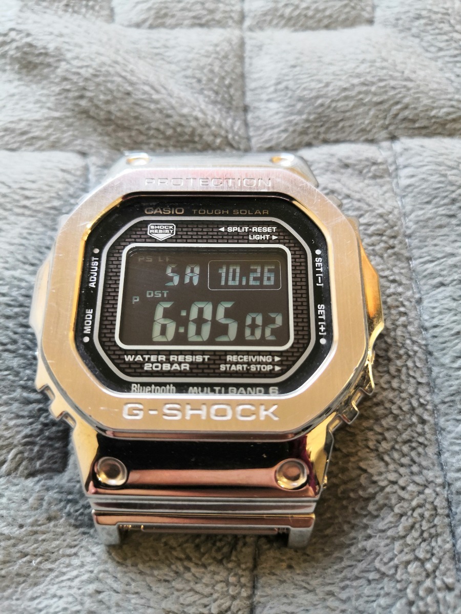 Reloj Casio G-shock Full Metal Gmw-b5000-1cr - $ 6,500.00 en Mercado Libre