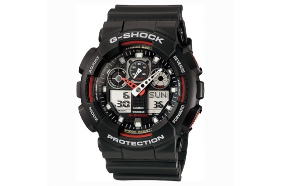 1a4 Reloj Masculino G 100 Ga Rojo Casio Shock AL3jq54R