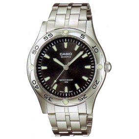 Casio Hombre agujasindicadores Luminosos Reloj fondo Negro 8nvmN0w