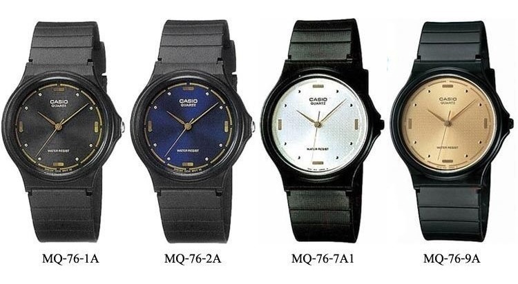 Reloj Casio Mq76 - Clásico - Resistencia Al Agua - Cfmx - $ 269.00 en Mercado Libre
