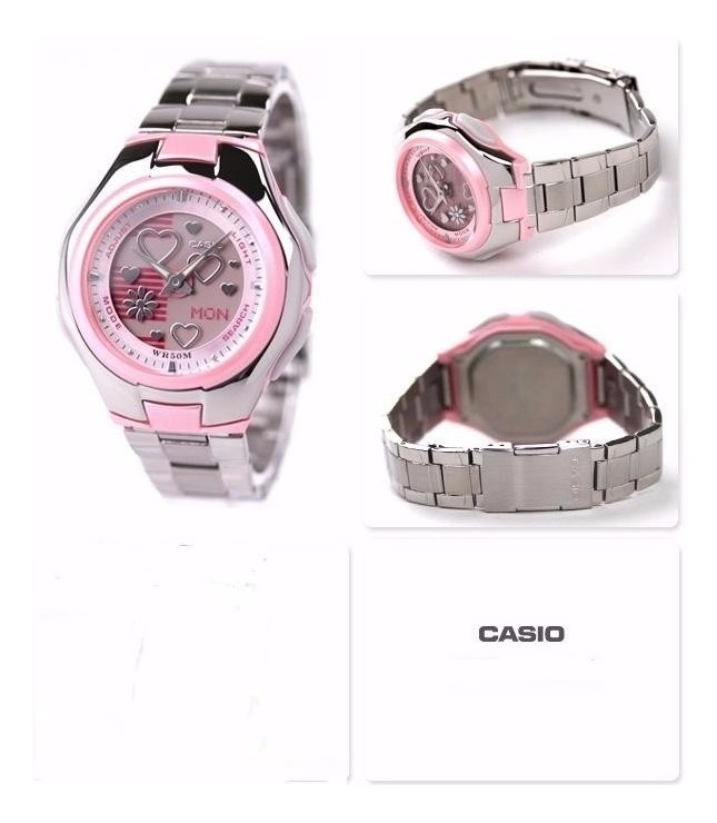 Reloj Casio Mujer Lcf 10d Poptone Original GarantÃa 10 Años - $ 149.000 en Mercado Libre