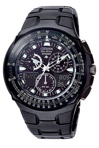 Reloj Citizen Promaster Eco-drive Skyhawk Negro Acero Inox - $ 9,200.00